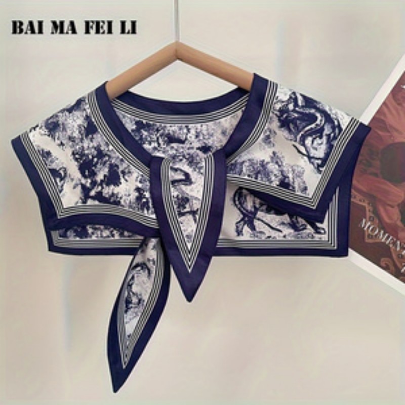 Silk Blouse - وشاح حريري متعدد الاستخدامات للنساء، مناسب