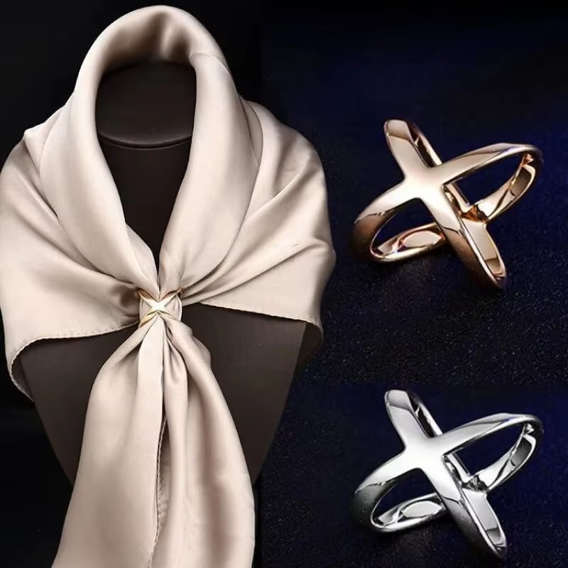 Silk Blouse - متعددة الوظائف الحرير مشبك وشاح الملابس