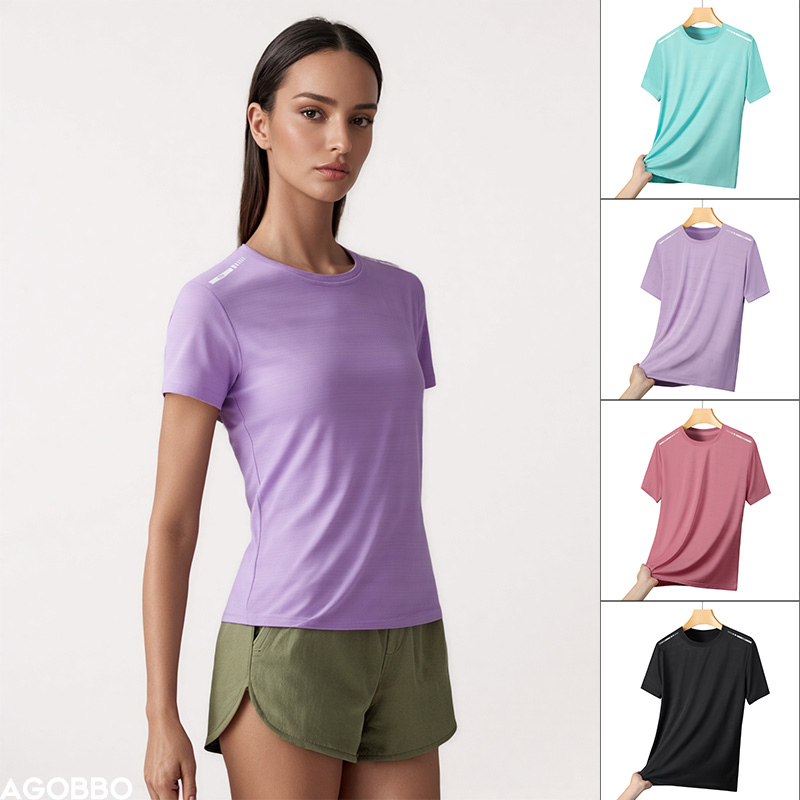 Silk Blouse - قميص جري عاكس للضوء للنساء، قماش