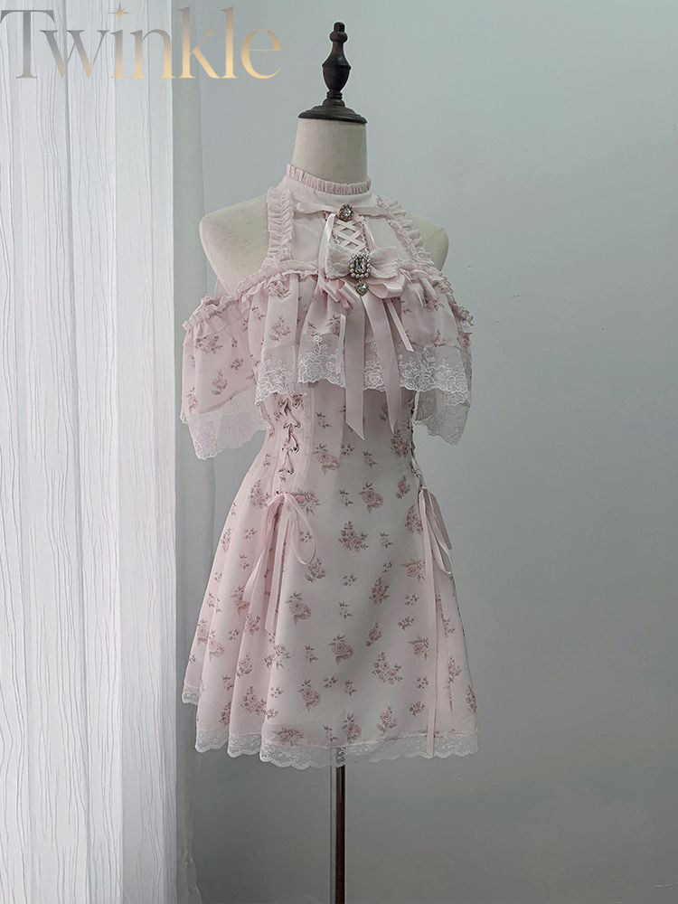 فستان صيفي مزين بالزهور بتصميم - مراجعة Midi Dress وسعره