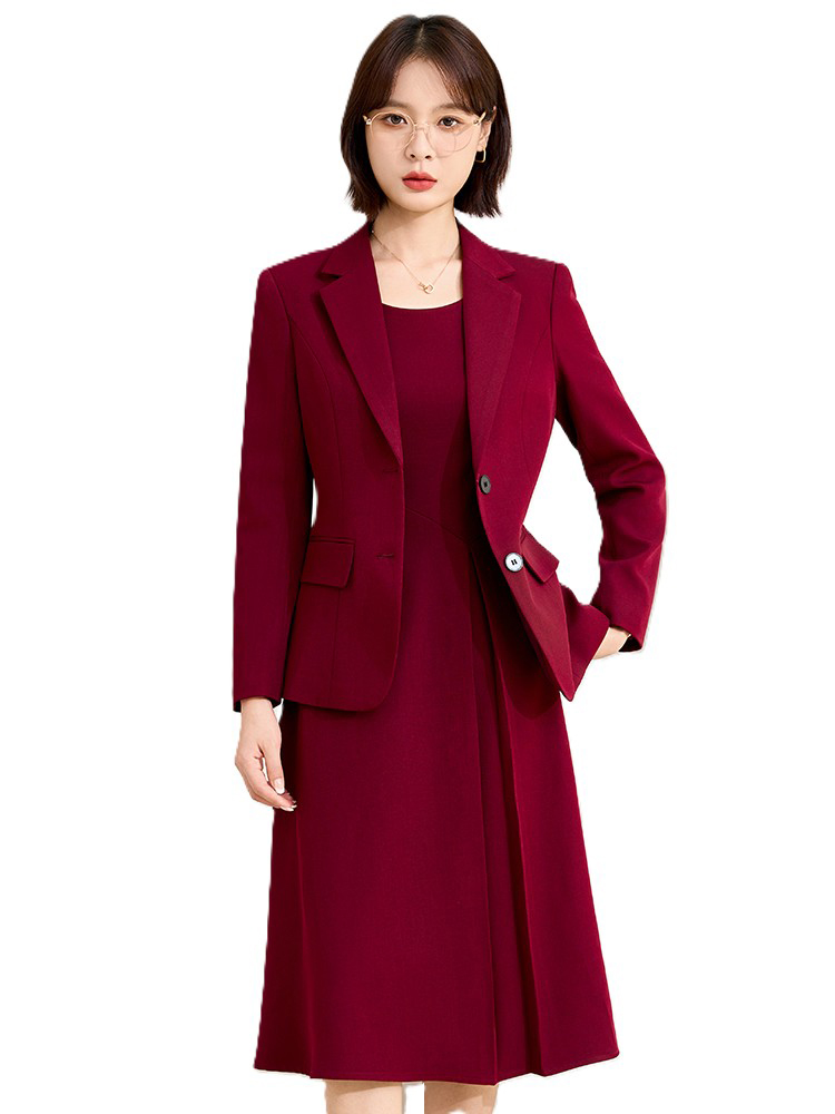 بدلة تنورة للسيدات للمكتب بالل - مراجعة Women'S Red Formal Wear وسعره