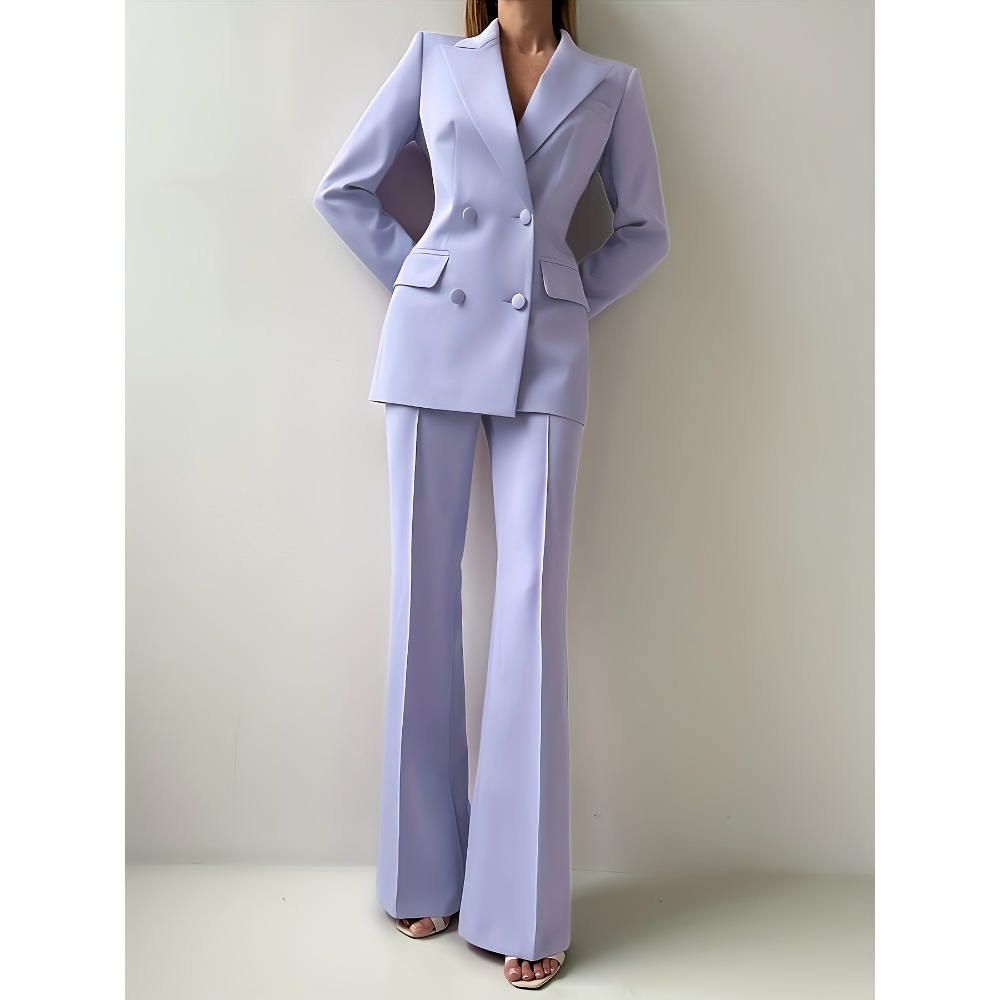 طقم بدلة نسائية أنيقة مصممة خص - مراجعة Tailored Trouser Wide وسعره