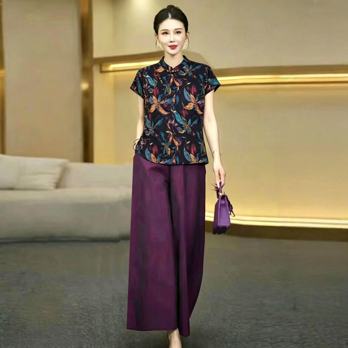 بدلة حريرية صيفية جديدة بتصميم - مراجعة Silk Blouse وسعره