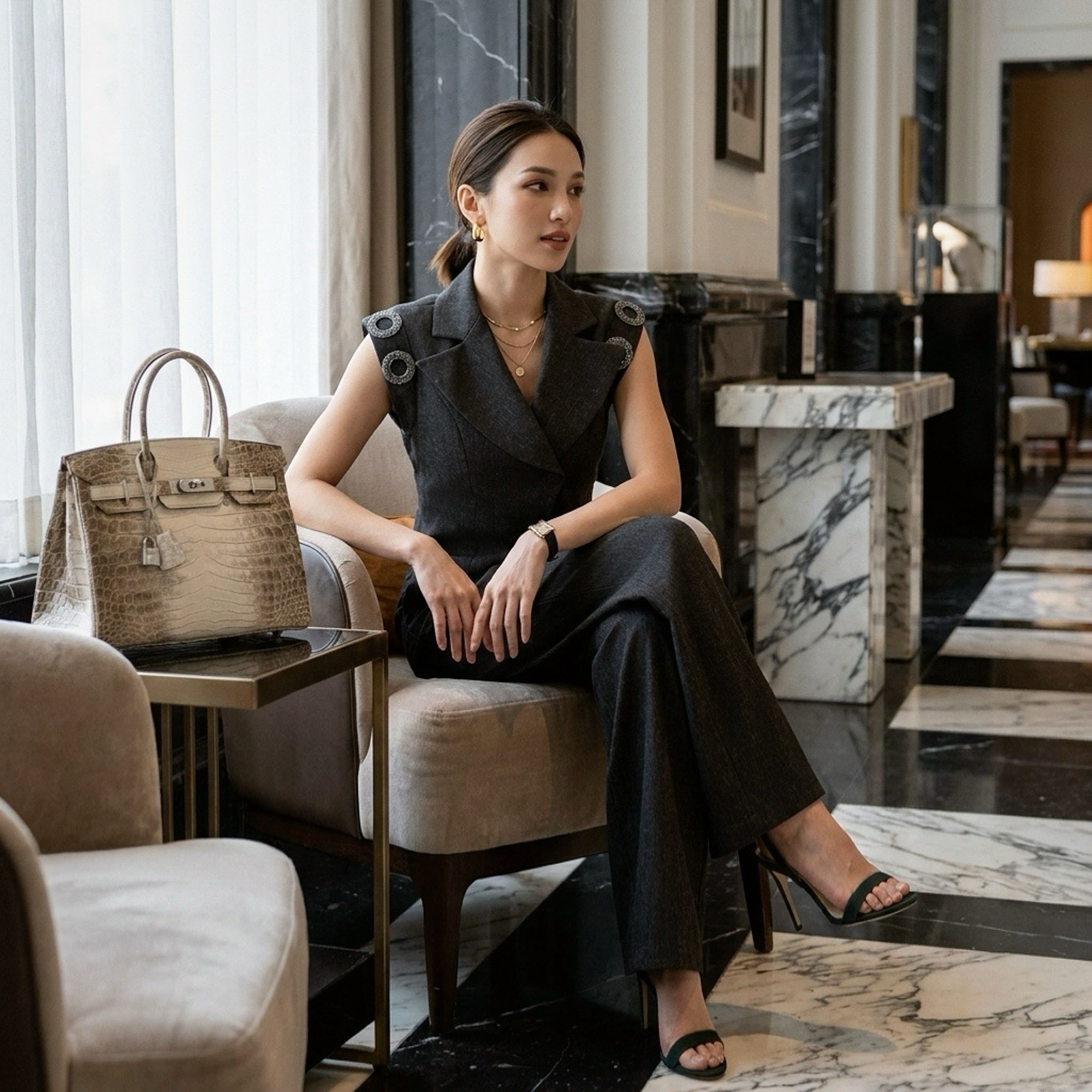 طقم بدلة أنيقة مع سترة وست 202 - مراجعة Womens Blazer وسعره