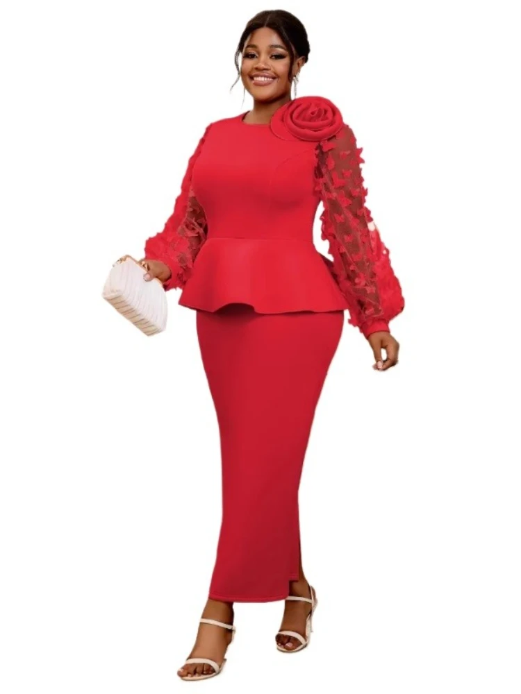 فساتين أفريقية مقاس كبير لعام  - مراجعة Women'S Red Formal Wear وسعره