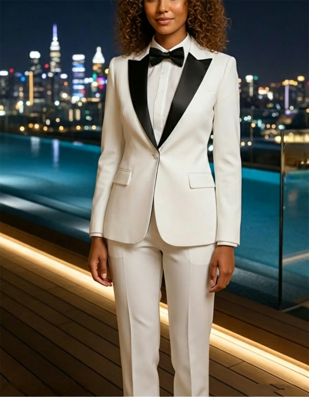 بدلة نسائية من قطعتين، بدلة بي - مراجعة Womens Blazer وسعره